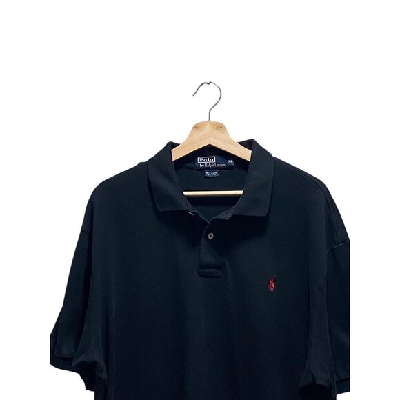 Polo Ralph Lauren Men’s Polo Shirt Black Size XL Y2K - Picture 4 of 11